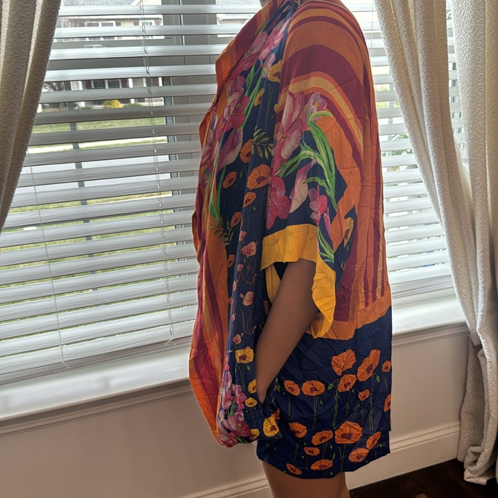 Free people all tous Colorful Striped Floral Kimono - Picture 11 of 14